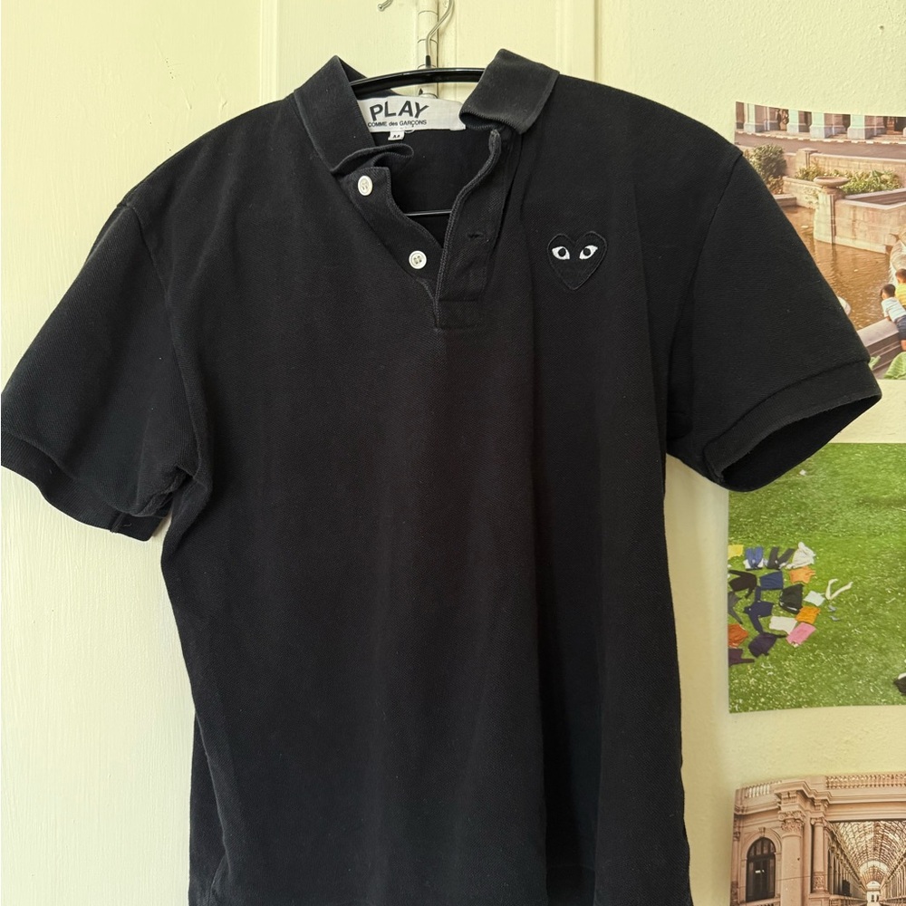 Comme des Garcons PLAY Black Logo Polo
